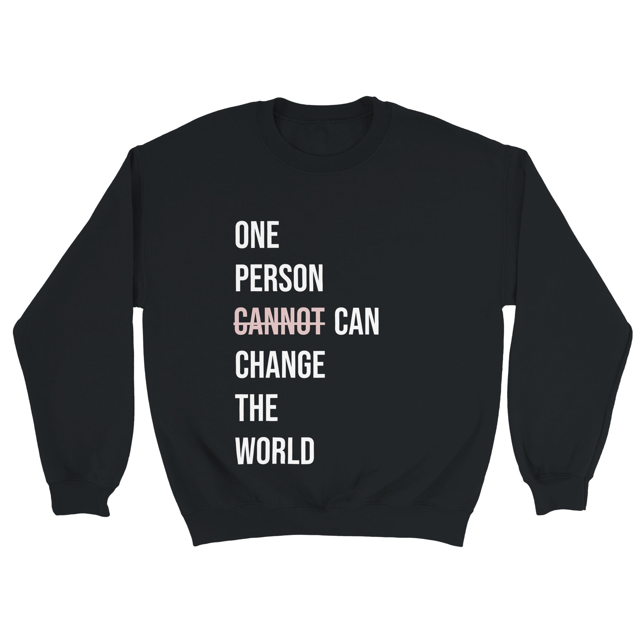 Classic Unisex 'Change the World' Crewneck Sweatshirt